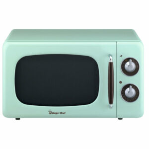 0.7-Cu. Ft. 700W Retro Countertop Microwave Oven, Mint Green