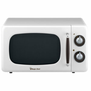 0.7-Cu. Ft. 700W Retro Countertop Microwave Oven, White
