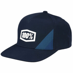 100% Cornerstone Youth Snapback Hat - One Size - Navy