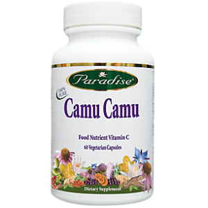 100% Pure Camu Camu - Food Nutrient Vitamin C - 400 MG (60 Vegetarian Capsules)