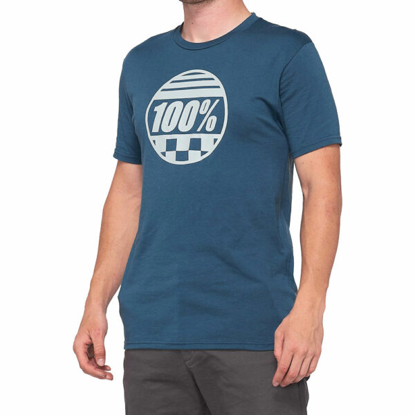 100% Sector T-Shirt - M - Slate Blue