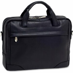15.6 Leather Large Laptop Briefcase