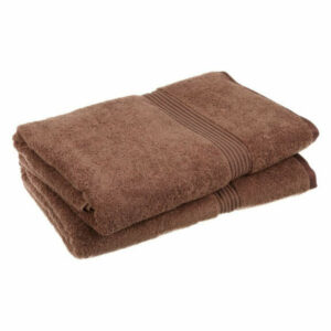 2-Piece Bath Sheet Set, 100% Premium Long-Staple Combed Cotton, Mocha