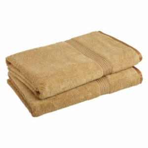 2-Piece Bath Sheet Set, 100% Premium Long-Staple Combed Cotton, Toast