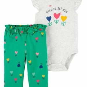 2-Piece Little Sister Bodysuit Pant Set