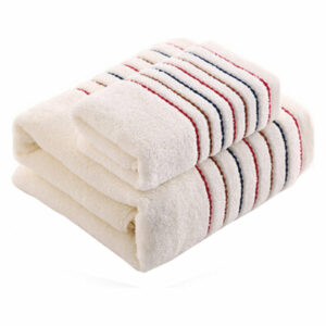 2 Piece Luxury Cotton Soft Hotel/Spa Bath Towel Bath Sheets, White