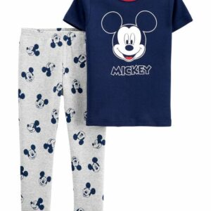 2-Piece Mickey Mouse 100% Snug Fit Cotton PJs