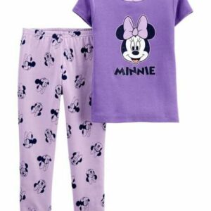 2-Piece Minnie Mouse 100% Snug Fit Cotton PJs