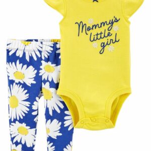 2-Piece Mommy's Little Girl Bodysuit Pant Set