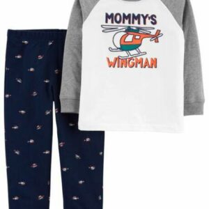 2-Piece Mommy's Wingman Tee & Jogger Set