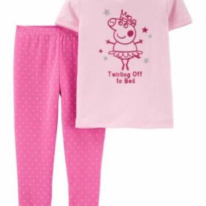 2-Piece Peppa Pig 100% Snug Fit Cotton PJs