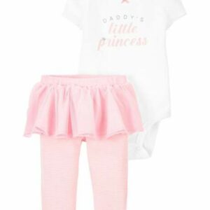 2-Piece Princess Bodysuit & Tutu Pant Set