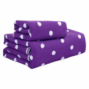 2-Piece Set, Purple Bath Towel Set