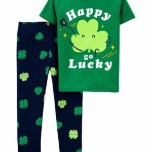 2-Piece St. Patrick's Day 100% Snug Fit Cotton PJs