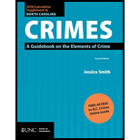 2018 Cumulative Supplement to North Carolina Crimes: A Guidebook on the Elements of Crime