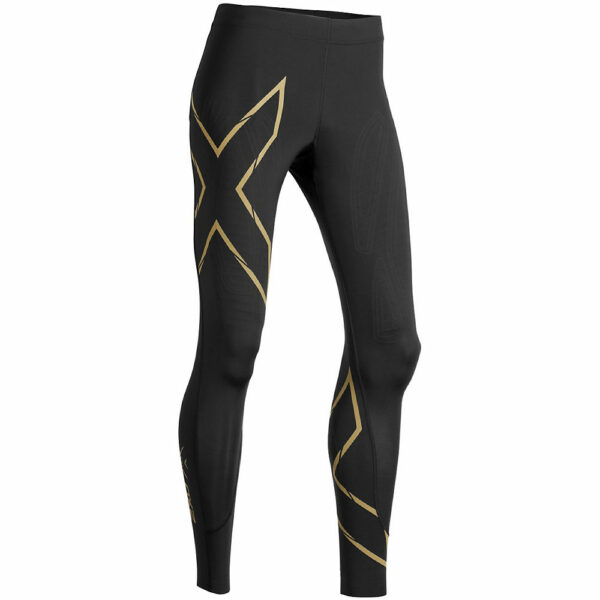 2XU Women's MCS Run Compression Tights - XS - Black-Gold