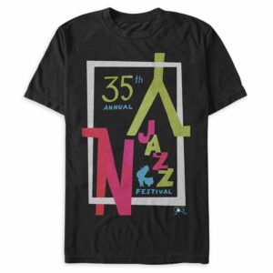 35th Annual NY Jazz Festival Logo T-Shirt for Adults Soul Official shopDisney
