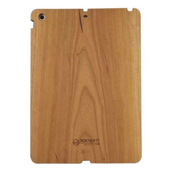 3D Knight Real Wood Protector Case for Apple iPad Air (Cherry Wood with Black Polycarbonate)