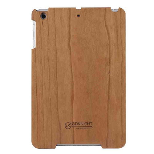 3D Knight Real Wood Protector Case for Apple iPad Mini (Cherry Wood/Mix Wood with Black Polycarbonate)