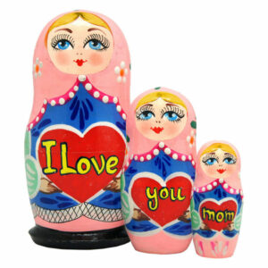 3N I Love You Mom Nested Doll