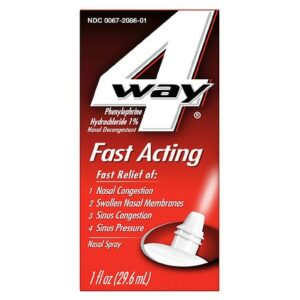 4-Way Fast Acting Nasal Spray - 1.0 oz
