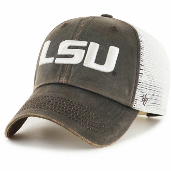 '47 Louisiana State University Oil Cloth Clean Up Cap Brown/Natural - NCAA Men's Caps at Academy Sports