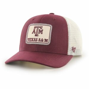 '47 Texas A&M University Ridgefield MVP DP Cap Dark Maroon/Natural - NCAA Men's Caps at Academy Sports