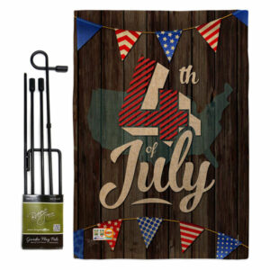 4th of July Americana Fourth of July Garden Flag Set