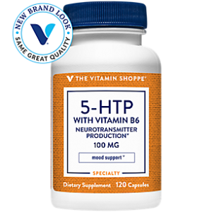 5-HTP with Vitamin B6 for Mood Support - 100 MG (120 Capsules)