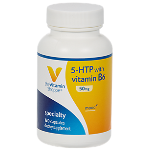 5-HTP with Vitamin B6 for Mood Support - 50 MG (120 Capsules)