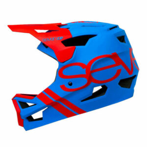 7 iDP Project 23 ABS Full Face Helmet 2020 - XL - Matte Electric Blue-Gloss Thruster Red