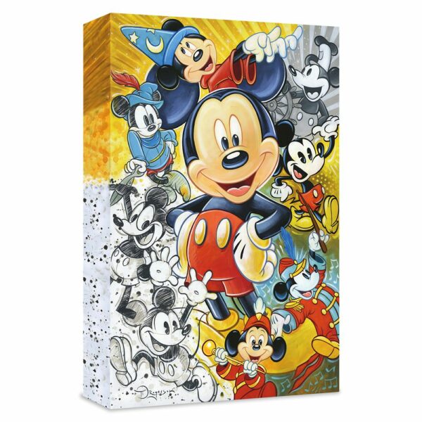 ''90 Years of Mickey Mouse'' Gicle on Canvas by Tim Rogerson Limited Edition Official shopDisney
