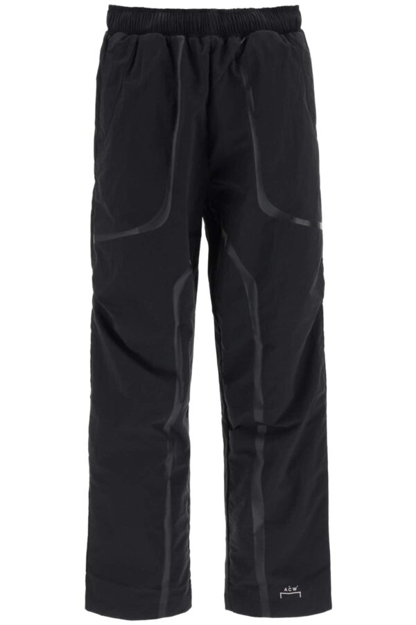 A COLD WALL NYLON PANTS WITH LOGO S Black Technical