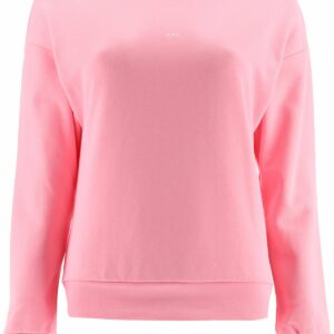 A.P.C. ANNIE SWEATSHIRT WITH MICRO LOGO XS Pink Cotton