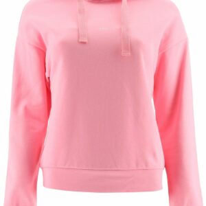A.P.C. CHRISTINA HOODIE WITH MICRO LOGO M Pink Cotton