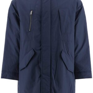 A.P.C. LONG PARKA L Blue Technical