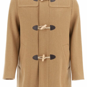 A.P.C. MONTGOMERY EDUARD COAT S Brown Wool