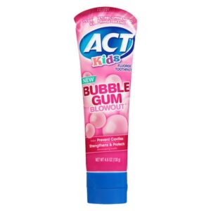 ACT Kids Toothpaste Bubblegum - 4.6 oz