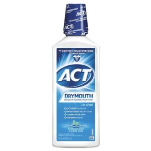ACT Total Care Dry Mouth Anticavity Mouthwash Soothing Mint - 18.0 fl oz