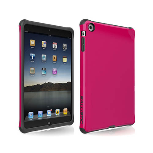 AGF Ballistic Aspira Series Case for Apple iPad / iPad Mini Retina (Dark Charcoal/Strawberry Pink)
