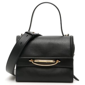 ALEXANDER MCQUEEN THE STORY BAG OS Black Leather