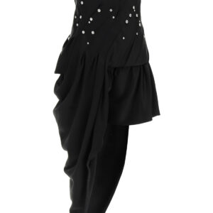 ALEXANDER WANG BUSTIER DRESS WITH CRYSTALS 4 Black