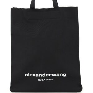 ALEXANDER WANG LUNCH BAG TOTE OS Black, White Technical