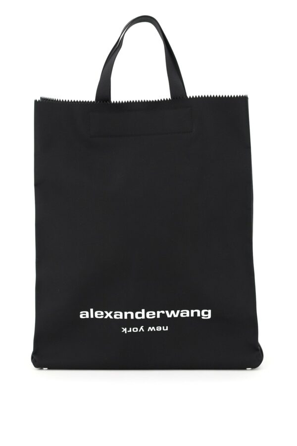 ALEXANDER WANG LUNCH BAG TOTE OS Black, White Technical