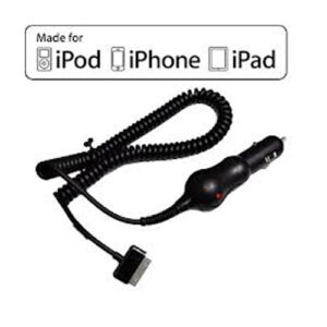 APPLE IPHONE 3G / IPHONE 3GS / IPHONE 4 / IPHONE 4S CAR CHARGER *WORKS WITH IPAD* - APPLE CERTIFIED - RETAIL PACKAGED