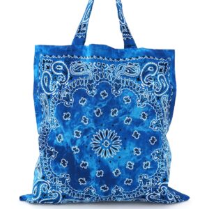 ARIZONA LOVE BANDANA PRINT TOTE BAG OS Blue, White, Black Cotton