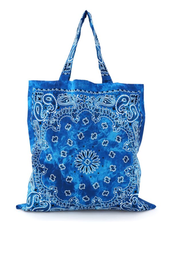 ARIZONA LOVE BANDANA PRINT TOTE BAG OS Blue, White, Black Cotton