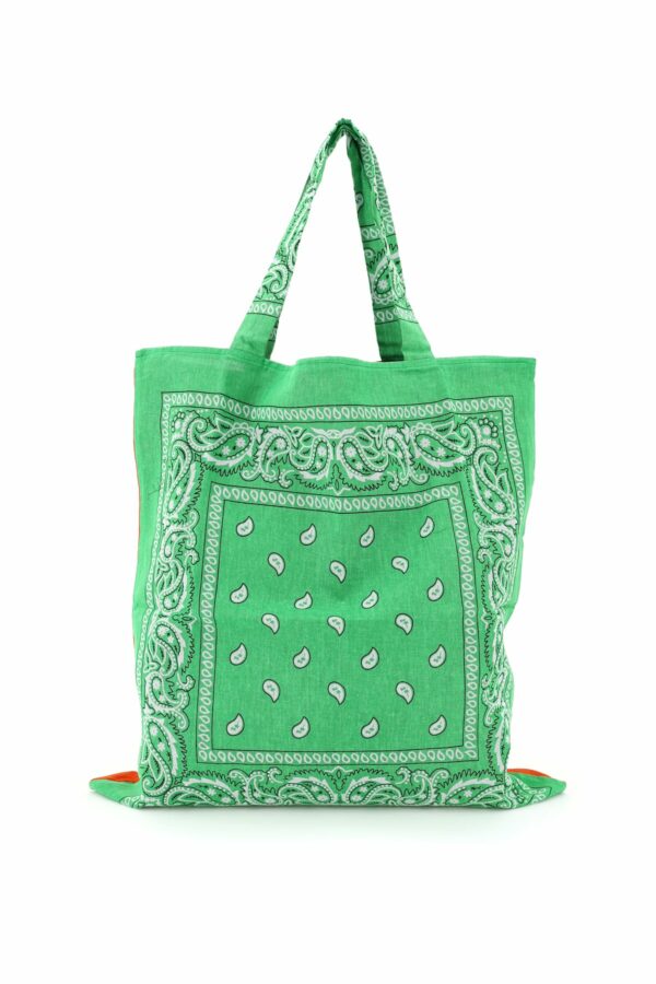 ARIZONA LOVE BANDANA PRINT TOTE BAG OS Green, Red, White Cotton