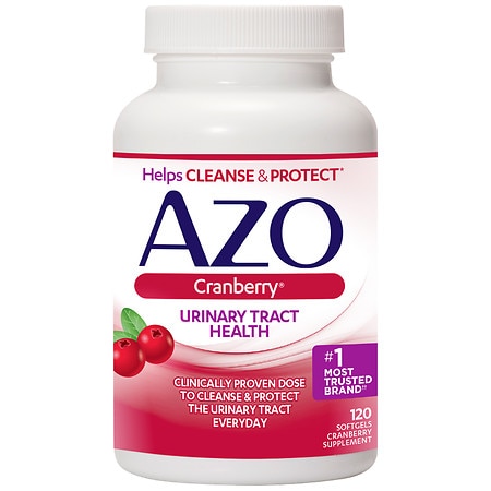 AZO Cranberry Softgel Urinary Tract Health Supplement - 120.0 ea