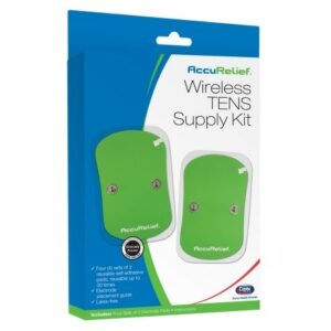 AccuRelief Wireless Remote TENS Supply Kit Replacement Pads - 4.0 pr